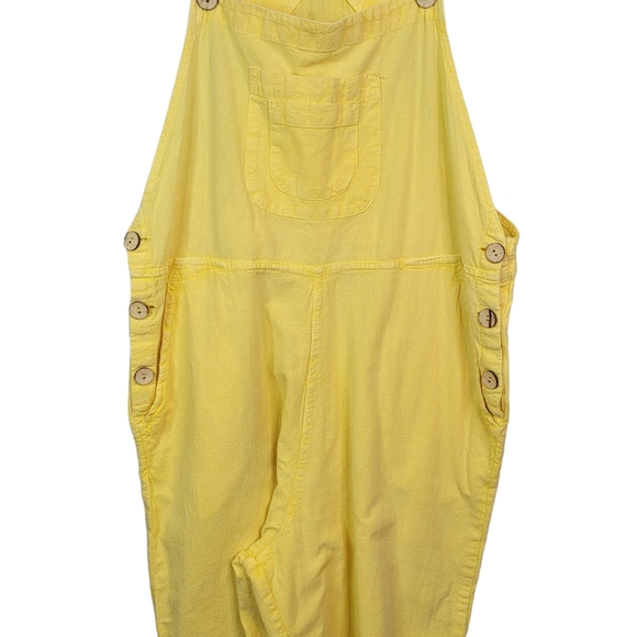 Sacred Threads Yellow Spring Time Boho Romper Overalls Women's M/L - Picture 3 of 15